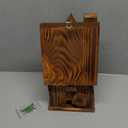 MIXUMON Bird Houses for Outside, Outdoor 2 Bird House Room for 2 Bird Families Bluebird Finch Cardinals Hanging Birdhouse for Garden (Style 11)