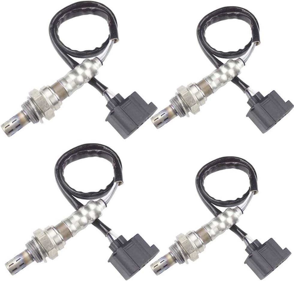 4PCS Oxygen O2 Sensor 1 & 2 for 2002-2012 Jeep Liberty 3.7L Upstream + Downstream
