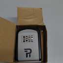 Rudy Run Key Lock Box for Outside  Small Outdoor Lockbox for Keys with Code, 4-Digit Combination Hidden Safe to Hide a Key Outside, Portable Safe Key Storage for Home, Airbnb, Realtor and Rental