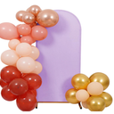 Peomeise 7.2FT Wedding Arch Cover，Lavender Arch Backdrop Cover Stretchy Spandex Backdrop Stand Covers for Birthday Party Ceremony Banquet Decor(86.4" L x 48" W)