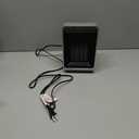 Space Heaters for Indoor Use, 1500W Portable Electric Heater with Thermostat, Ceramic Heater for Room Bedroom Office Under Desk with 3 Heating Levels, Safe Tip-Over Protection (Silver)