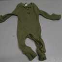 Newborn Baby Boy Romper Ribbed Knit Jumpsuit Long Sleeve Button Onesie Hat Coming Home Outfit Fall Winter Clothes