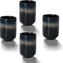 Large Ceramic Tea Set, Chinese Tea Cup, Coffee Cup, Ceramic Mate Tea Cup Set 4 Piece (gradient color)
