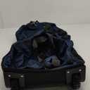 1680D Oxford Foldable Duffle Bag with 2 Wheels,110L to 146L Expandable Soft Sided Rolling Travel Bag,Navy