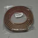 Floor Cord Cover for Wires on Floor Self Adhesive Cord Hider Floor Cable Management Wire Covers for Cords Protector Prevent Cable Trips Cord Cavity W 0.47" x H 0.27", Misty Brown Wood, 10Ft