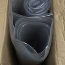 NATRKE Floor Protection Mat, Transparent, Size 122 x 92 cm, 48" x 36.22" Office Chair Mat, Swivel Chair Mat, Desk Chair Mat for Hard Floor, Parquet Floor Mat, PVC Floor Underlay, Laminate, Parquet