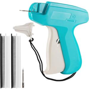 Mini Stitch Gun for Clothes, Tagging Gun & Easy Stitch Hemming Gun for Clothing, Quick Cloth Fixer Tool Kit with 2 Needles, 1500 Black & 1500 White Plastics Fasteners