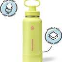 ThermoFlask Insulated Water Bottle with Spout Lid (32 oz, Unmellow Yellow) - Leakproof, Stainless Steel Water Bottle for Cold & Hot Drinks, Travel & Daily Hydration