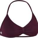 AUROLA Influence Strappy Bra Sports Bras for Women, Backless Padded Impact Strappy Bra Workout Gym Yoga with Removable Cups, Size S