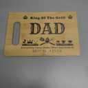 Grill Grilling Gifts for Dad, BBQ Cutting Board, King Of The Grill, Father's Day Gifts For Dad, Best Dad Ever Gift For Father
