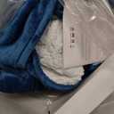 Electric Heated Blanket Full Size 72"x84", DualSided Soft Flannel & Sherpa, LCD Display 10 Heat Settings with 112H Timer & Overnight Safe, Bed & Couch, Machine Washable, Lake Blue