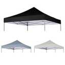 10x10 Canopy Replacement Cover, Waterproof Pop Up Tent With Ropes, Instant Sunshade Sliver Coated Oxford Cloth for Outdoor Garden Patio Camping Top Only 