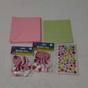 Zonon 16 Pack Valentines Crafts DIY Card Valentines's Day Kits for Kids Foam Heart Sticker Craft DIY Kits Envelopes Cards Set for Boys Girls Classroom Exchange Gifts(Colorful) (Colorful)