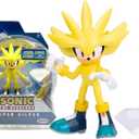 Sonic The Hedgehog 4" Articulated Action Figure Collection (Choose Figure) (Super Silver with White Emerald)