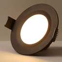 Spring-Type 12 Volt Recessed Lights for RV Boat Trailer Camper-Warm Light 2800K 3W 270 Lumens, Low Voltage Downlights Dimmable, Pack of 6