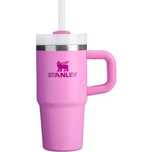 STANLEY Quencher H2.0 Tumbler with Handle and Straw 14 oz | Flowstate 3-Position Lid | Cup Holder Compatible for Travel | Insulated Stainless Steel Cup | BPA-Free | Peony