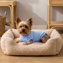 3 Pack Dog Shirt for Small Supplies Functional Waffle Dog Clothes Warm Soft Sweatshirt Outfit for Dogs Cats Pet Apparel, navy+blue grey +blue, S (Back: 11.8",Chest: 15.7", 5.5-10Ibs)