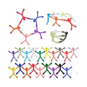 M.best 20pcs Magnetic Fidget Travel Toys for Kids, Novelty Magnet Men Figures Toys for Road Trip, Airplane Play, Classroom Prizes, Easter Egg Stuffers, Stocking Stuffer Gifts