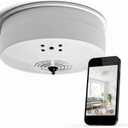1080P Smoke Detector Camera WiFi Security Cam with Night Vision