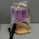 IN HAPPY Purple Candle Warmer Lamp with Timer and Dimmer, Electric Adjustable Candle Lamp Warmer, Birthday Gifts for Women, Mothers Day Gifts for Mom, Wax Warmer Lamp for Jar Candles with 2 Bulbs