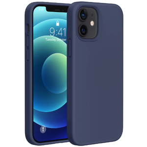 Miracase Compatible with iPhone 12 Case and iPhone 12 Pro Case, Liquid Silicone Gel Rubber Full Body Protection Shockproof Drop Protection Phone Case for iPhone 12/12 Pro 6.1 inch, Dark Purple