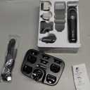 RUIBO Hair Clippers for Men Professional 5 in 1 Cord/Cordless Beard Nose Ear Body Grooming Hair Clipper Trimmer with Smart Charge Technology (Green)