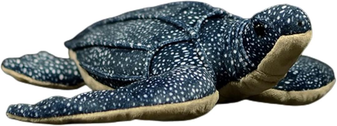 FRANKIEZHOU Realistic Leatherback Turtle Plush-12, Lifelike Seaturtle Stuffed Animal, Soft Turtle Plush Toy, Stuffed Toy, Turtle Gifts, Gifts for Kids, Baby Gift, Cute Plush, Home Decor