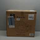 Retractable Garden Hose Reel, 1/2 in x 125 ft Wall Mounted Hose Reel, 10-Pattern Spray Nozzle, Any Length Lock/Slow Return System/Wall Mounted/180Swivel Bracket