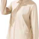 BENEUNDER Cooling Women's UPF 50+ Sun Protection Lightweight Hoodie Jacket Long Sleeve Active Sun Shirts for Outdoor Workout (Beige)