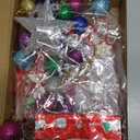 Skylety 38 Pieces Mini Christmas Tree Ornaments Set Small Multicolor Resin Glitter Ball Ornaments Miniature Tree Skirt Star Topper Decorations for Xmas Holiday Decor(Silver Star,Classic)