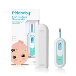 Frida Baby 3-in-1 Rectal, Underarm & Oral Thermometer for Kids, Digital Baby Thermometer for Infants, Toddlers, & Kids, Quick & Accurate Temperature Check, Includes Carrying Case for Storage