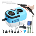 2500W Handheld Steam Cleaner,Portable Car Steamer For Auto Detailing,HighTemperature and Pressure Steam Cleaner For Home, Steam Cleaning Machine for Furniture,Kitchen,Grout,Floor,Tile (Blue)