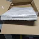 Mefleet 6pcs 19x14x5 Half Sheet Cake Boxes with 6pcs Cake Boards Rectangle 1/2 Sheet Bakery Boxes with Window for Pastry Baking Cake, Cupcakes, Donuts, Cookies, Pie Treat Packaging White Large