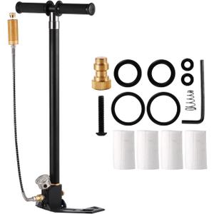 Level 4 PCP Manual Pump, 30MPa/4500PSI high-Pressure Pump, with Oil-Water Filter, Suitable for PCP airguns, Paintball Guns, and tire Inflation