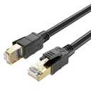 2 x ULANSeN Cat8 Ethernet Cable, 6ft Supper Speed 26AWG 40Gbps, 2000Mhz with Gold Plated RJ45 Connector Cat8 LAN Network SSTP UV Cable, SSTP UV for Router/Gaming/Modem (CAT8-6FT)