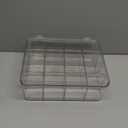 Tea Bags Organizer with Lids - Acrylic Tea Packet Organizer for Countertop Pantry, Stackable Clear Storage Box - Large
