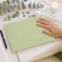 &And Per Se Guest Book for Party, Photo Book, Blank Book and Birthday Guest Book for Special Events, Baby Shower Book to Sign with Blank Lined Pages & Photo Spots (Sage)