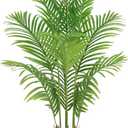 Artificial Palm Tree 4FT with White Planter, Artificial Tree Faux Floor Plant Artificial Plant Indoor for Home Office Living Room Decor