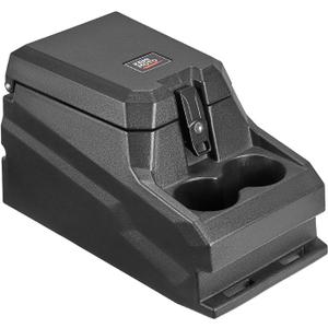 KEMIMOTO Bench Seat Console Armrest Box Cup Holder, Compatible with Can-Am Defender & Defender MAX, 13L Lockable Water-Resistant Storage Box