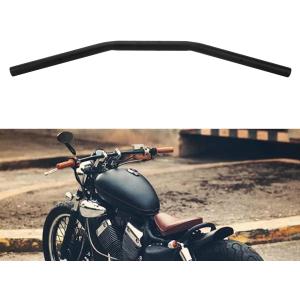 Motorcycle Drag Bars Handlebars 22mm 7/8" Universal For Bobber Cafe Racer Sportster Cruiser XL 883 1200 Custom Chopper Softail Dyna Street Bob Black