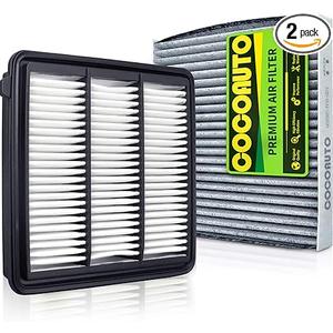 (1.5L Gas) COCOAUTO Engine & Cabin Air Filter Kit for CRV 1.5L Gas Only (20232025), NOT for Hybrid /2.0L! Fits Civic 1.5L (202225), Replace 1722064AA00, PA99892, A21805, 80292TF0G01