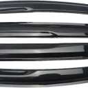 Window Visor with 2009-2014 Honda FIT 4 Door Rain Guards Outside Mount Sun Rain Wind Guards Window Visors for Cars, Vent Deflector 4 pcs 94129