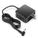 65W 45W Laptop Charger Compatible with Lenovo IdeaPad 1 3 5 Flex 4 5 6 14 15 1470 1480 IdeaPad S340 S145 330 320 310 110 110S 510 520 530S 710S S540 S730 V14 V15 V17 — Round Tip 20V AC Adapter