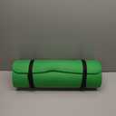 Fitvids Yoga Mat, 1/2-Inch Extra Thick High Density Exercise Mat, Anti-Tear Exercise Yoga Mat with Carrying Strap, Suitable for Various Yoga Exercises (Bright Green)