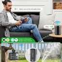 [All-New 2027] 1700FT WiFi Sprinkler Timer 2 Zone, Unistyle Smart Hose Timers Compatible Alexa & Google Voice and App Control, Water Timer for Garden Hose with Auto & Manual Modes for Garden Lawn