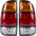 Boine Tail Light Compatible With 2000 2001 2002 2003 2004 2005 2006 Toyota Tundra Driver and Passenger Side Rear Light Brake Lamps Replaces 81550-0C010 81560-0C010 - Bulb Included