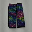 Coldinair 2 Pack Rainbow Leopard Print Car Seat Belt Pads Seatbelt Covers Soft Comfortable Seat Belt Shoulder Strap Covers Pads