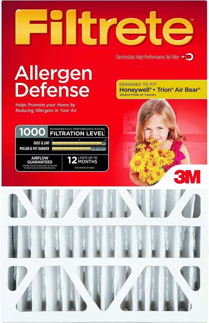 3M NADP01-4IN-4 Ultra Allergen Filter, 16" x 25" x 4"