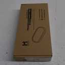 WORHE Natural Marble Vanity Tray Italy Oval Stone Trays for Candles Perfume, Decorative Jewelry Dish for Small Items, Countertop Storage Organizer for Home Bathroom Kitchen Matte Surface White (BH101)