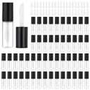 150 Pcs Clear Mini Lip Gloss Tube Containers, Empty Refillable Lip Balm Gloss Containers Bottles Plastic Lipstick Tubes for Women Travel DIY Makeup Personal Cosmetic | Containers